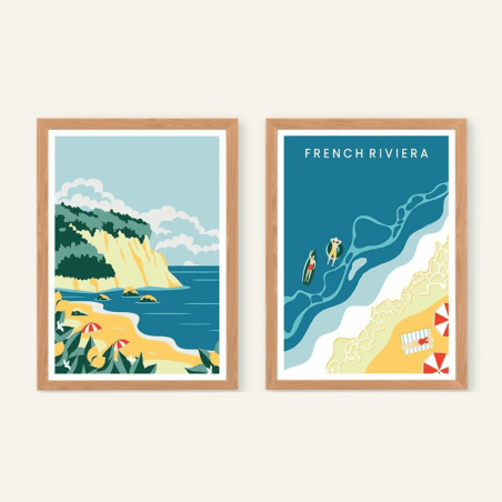 Coffret peinture au numéro French Riviera