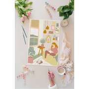 Coffret Peinture au numéro À travers les mots