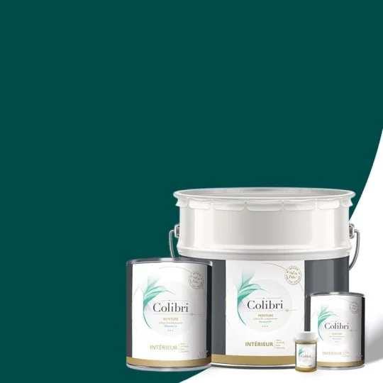 Peinture intérieure biosourcée vert Cèdre