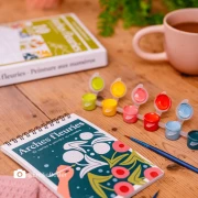 Coffret peinture au numéro Maison Joliette avec les peintures biosourcées Colibri