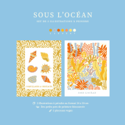 Salut Irène - coffret peinture au numéro Sous l'Océan