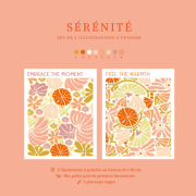 Coffret de peinture au numéro Sérénité par Salut Irène