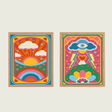 Fantastiques, coffret peinture au numéro par Salut Irène
