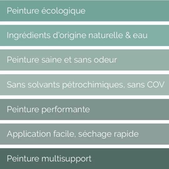 Des peintures de qualité aux performances élevées