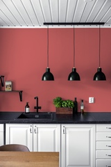 KORAL un rouge-orangé tendance dans le nuancier de peinture Colibri