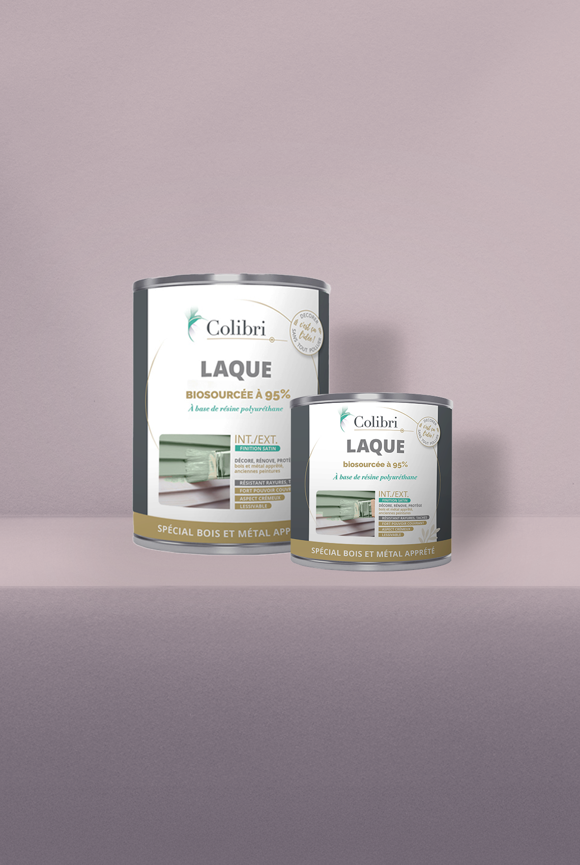 Ruban - Laque biosourcée bois et métal