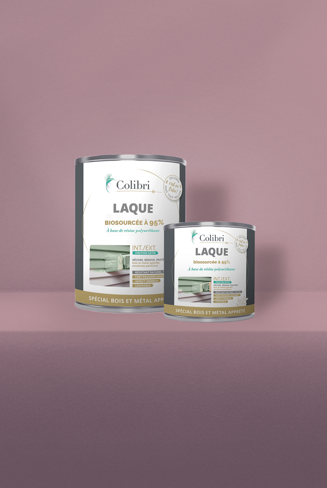 Ballet - Laque biosourcée bois et métal