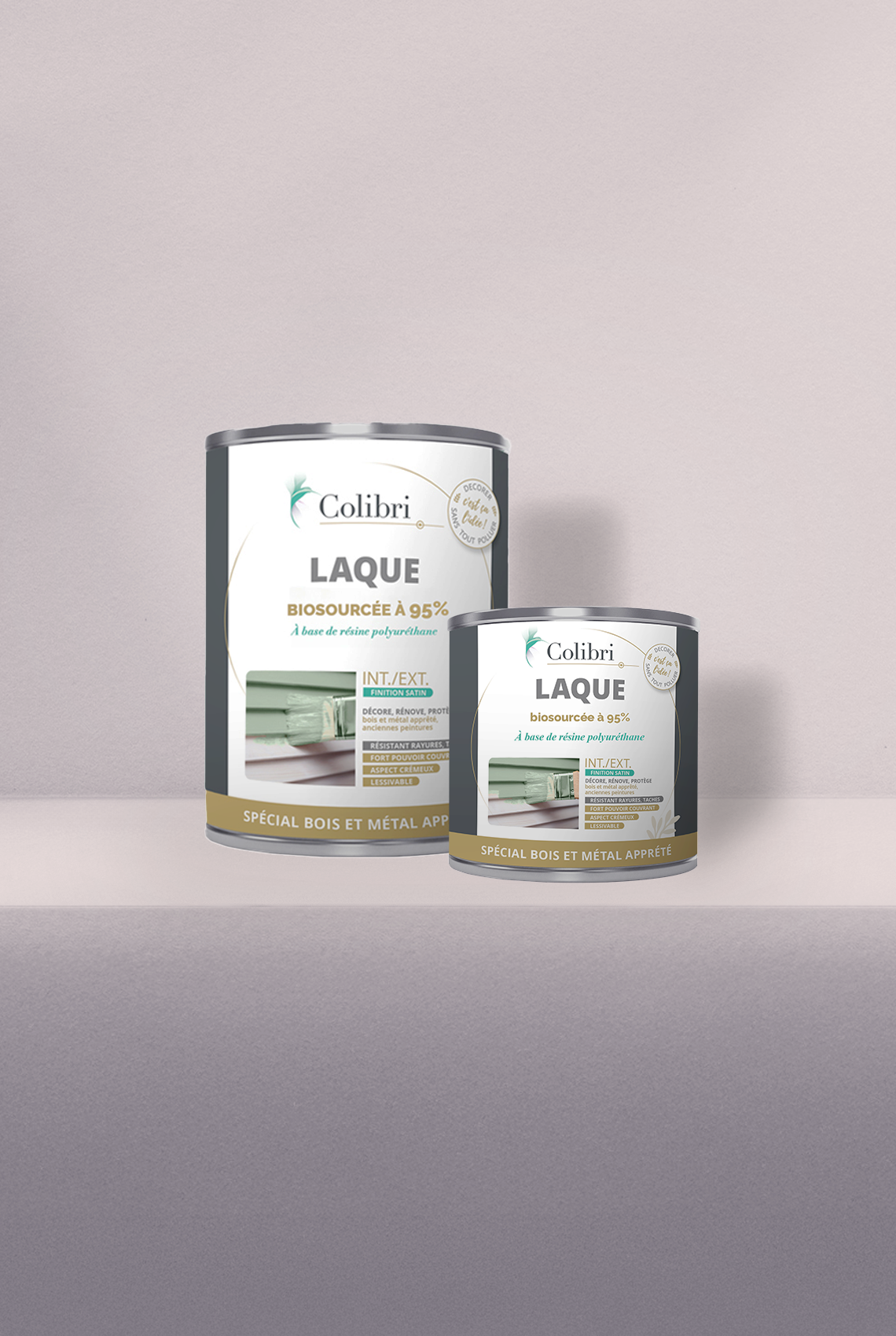 Candy - Laque biosourcée bois et métal