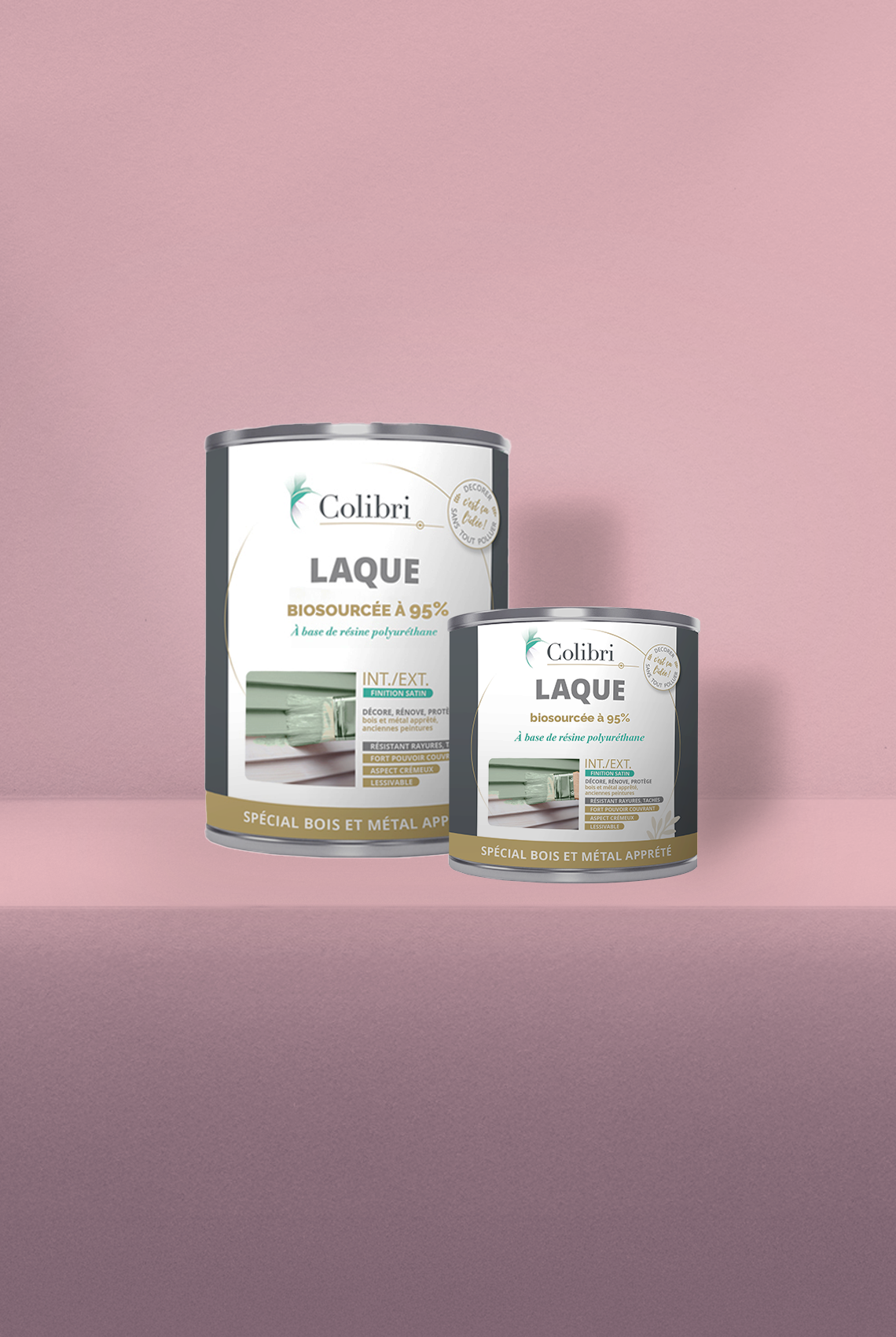 Mignardise - Laque biosourcée bois et métal