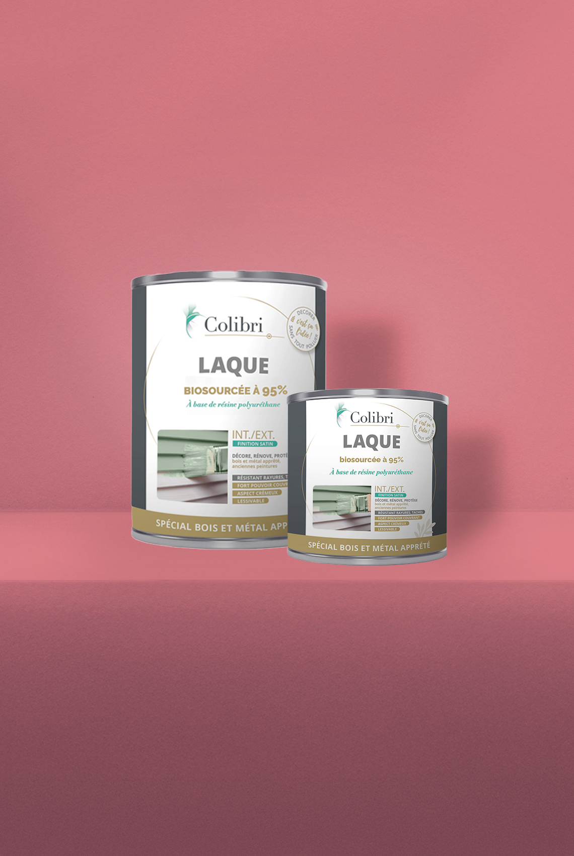 Papillotte - Laque biosourcée bois et métal