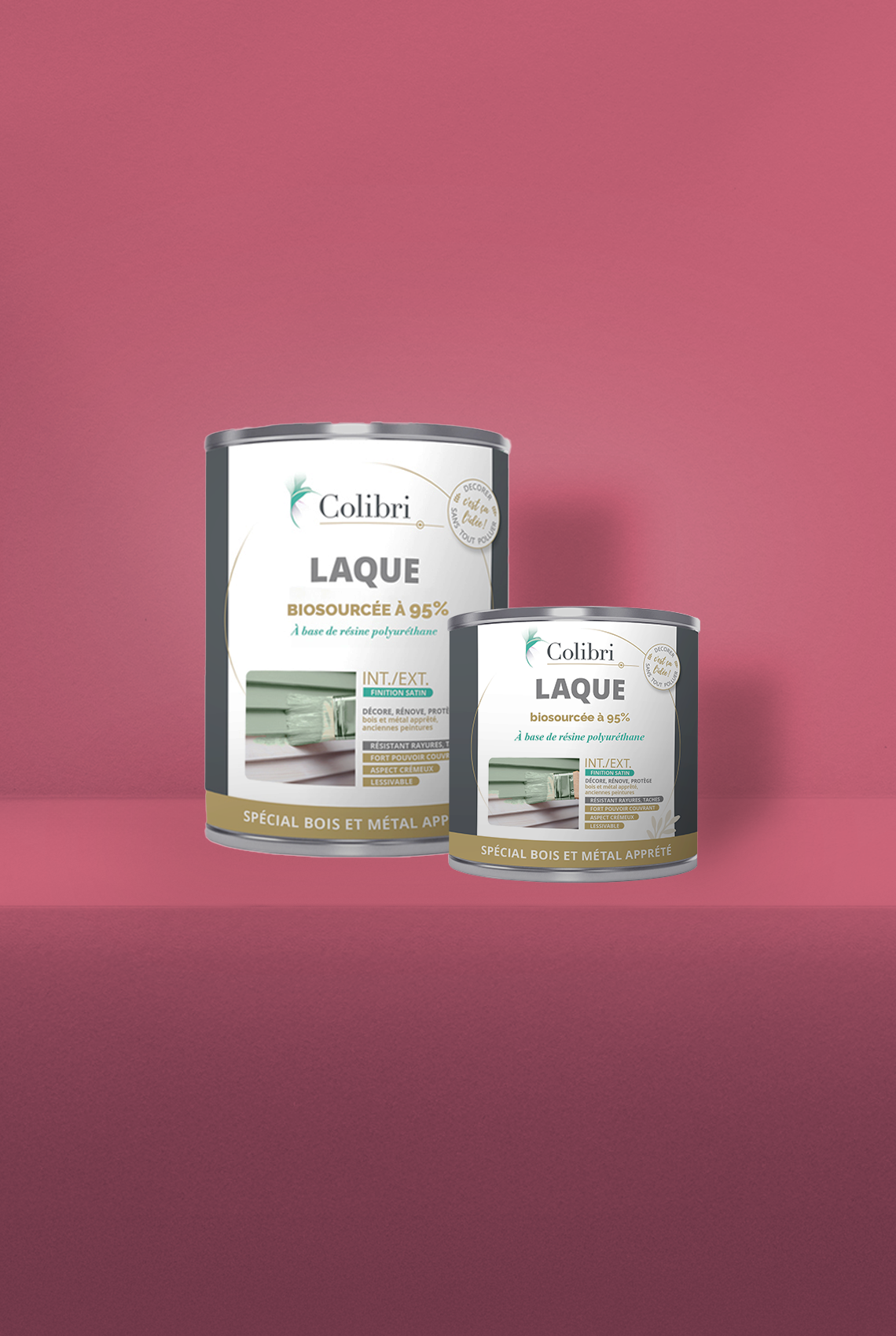 Bavarois - Laque biosourcée bois et métal