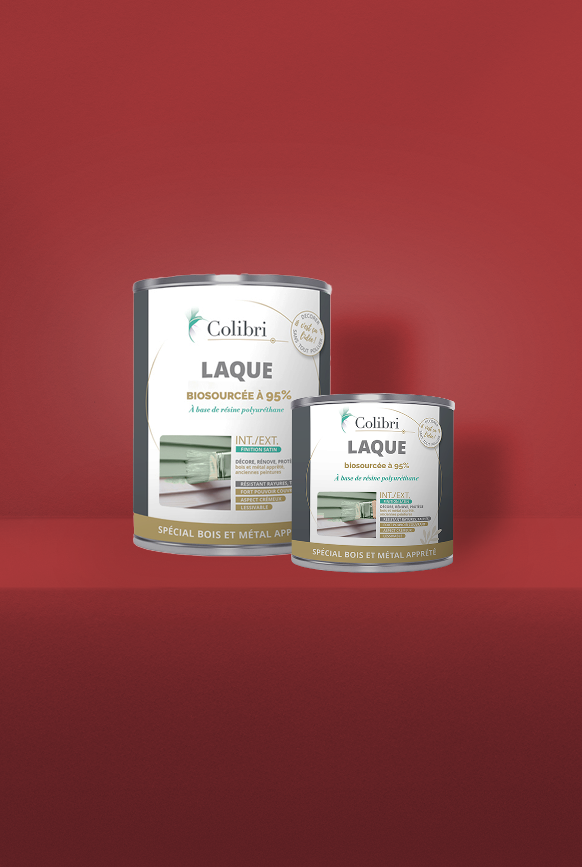 Flambeau - Laque biosourcée bois et métal