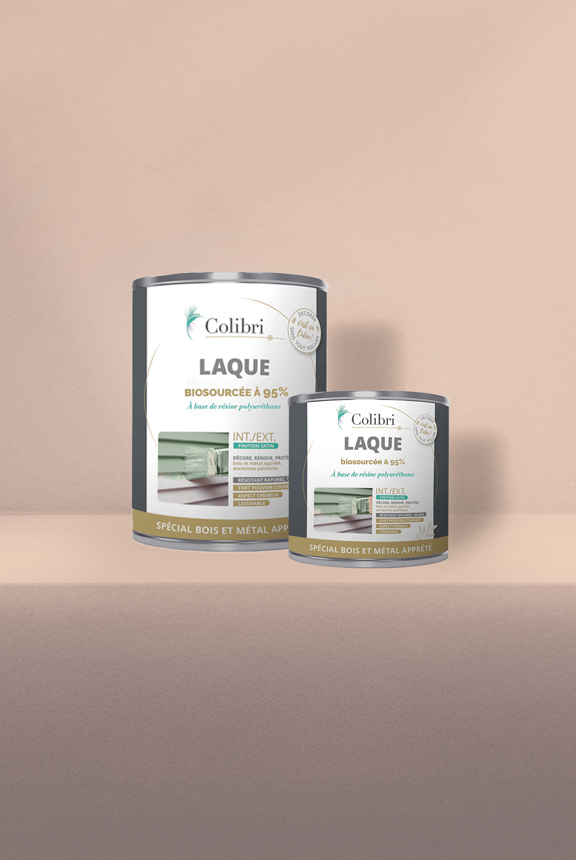 Geai - Laque biosourcée bois et métal