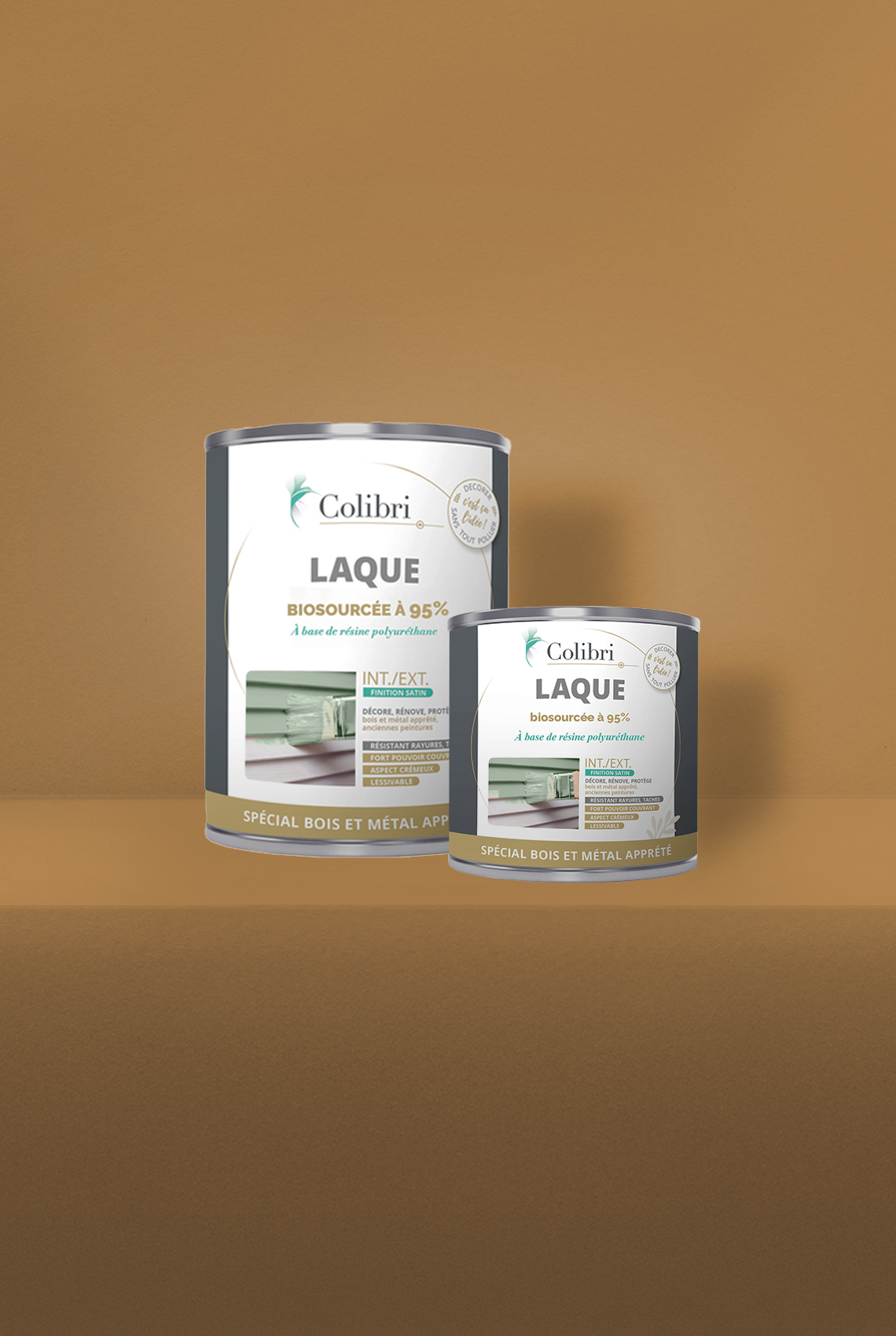 Bourdon - Laque biosourcée bois et métal