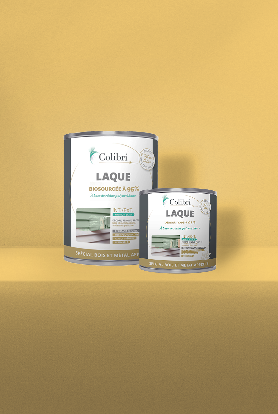 Orge - Laque biosourcée bois et métal