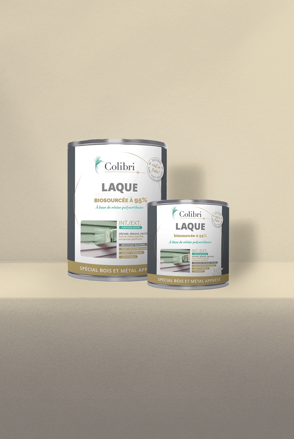 Dahlia - Laque biosourcée bois et métal