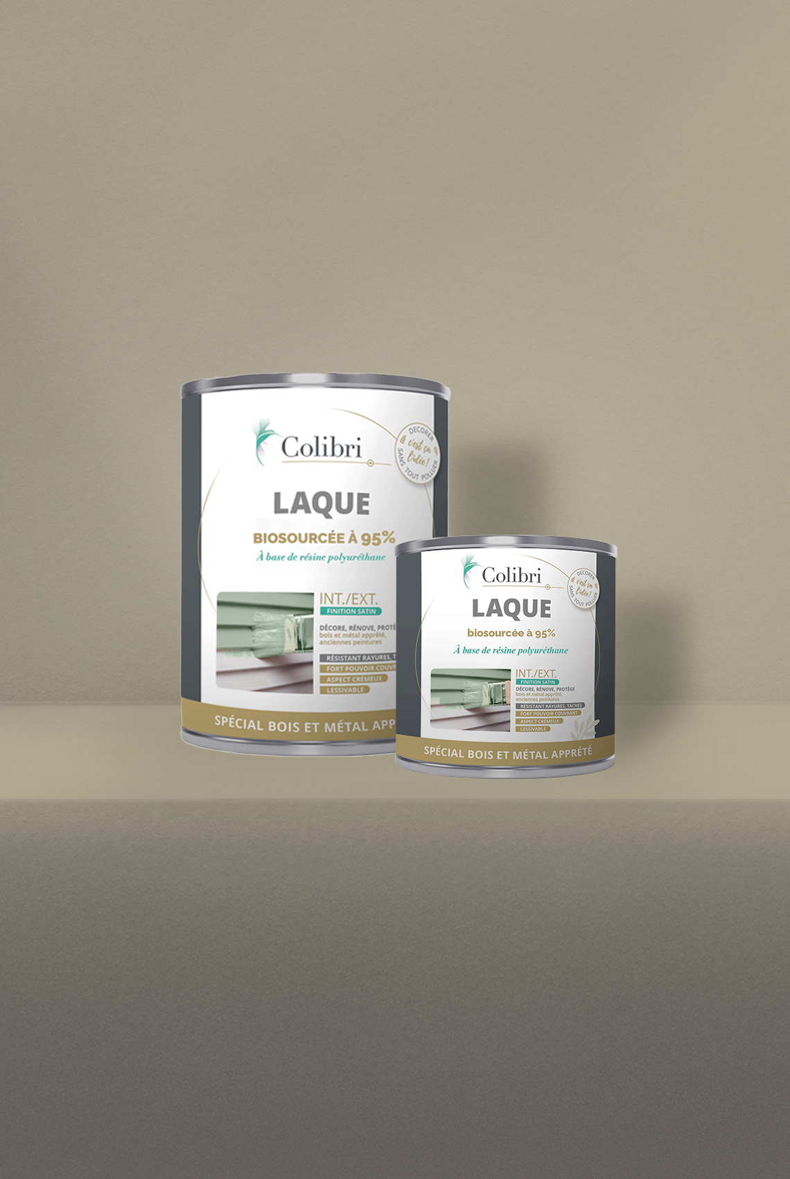 Jade - Laque biosourcée bois et métal