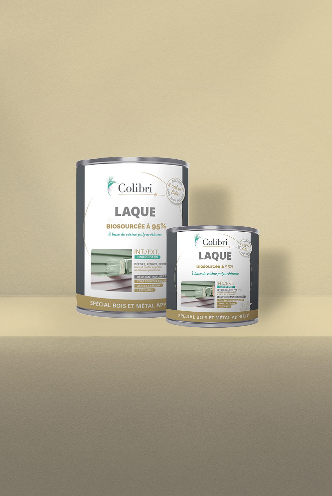 Picholine - Laque biosourcée bois et métal