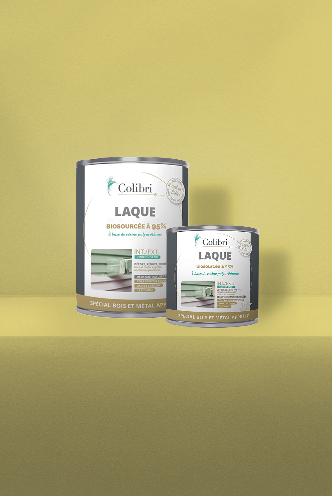 Bogue - Laque biosourcée bois et métal