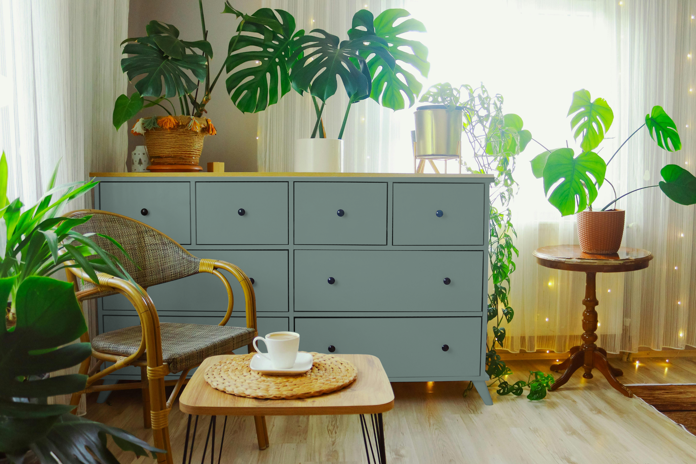 Céladon - Laque biosourcée bois et métal