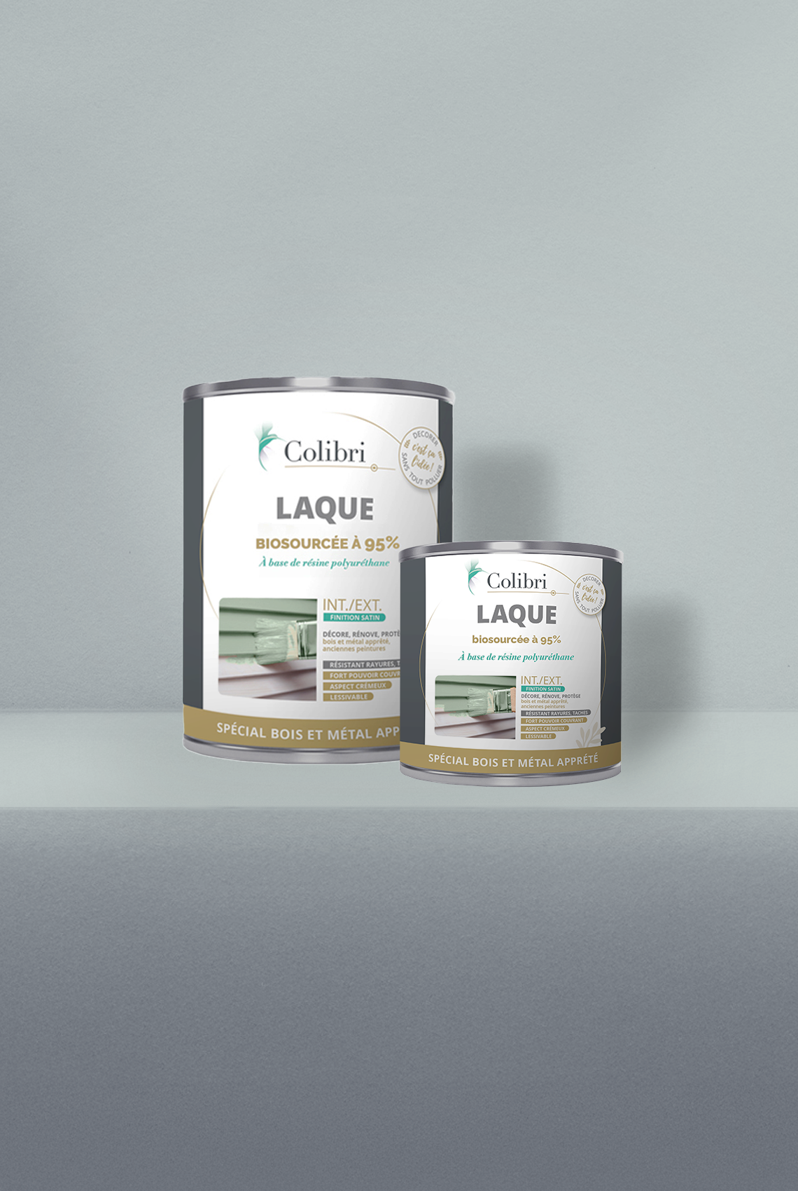 Corail - Laque biosourcée bois et métal