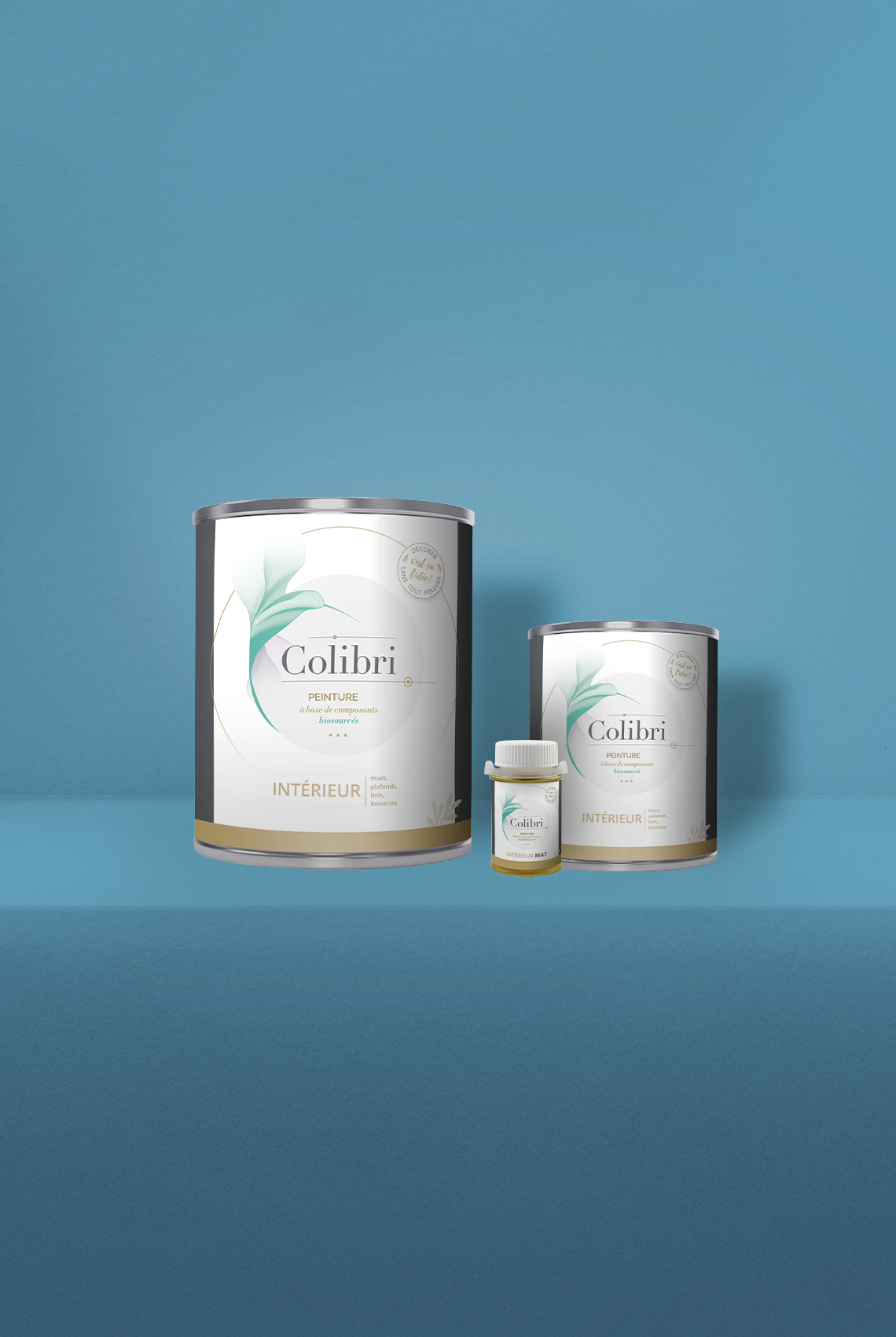 Céruléen - Peinture biosourcée murs et plafonds