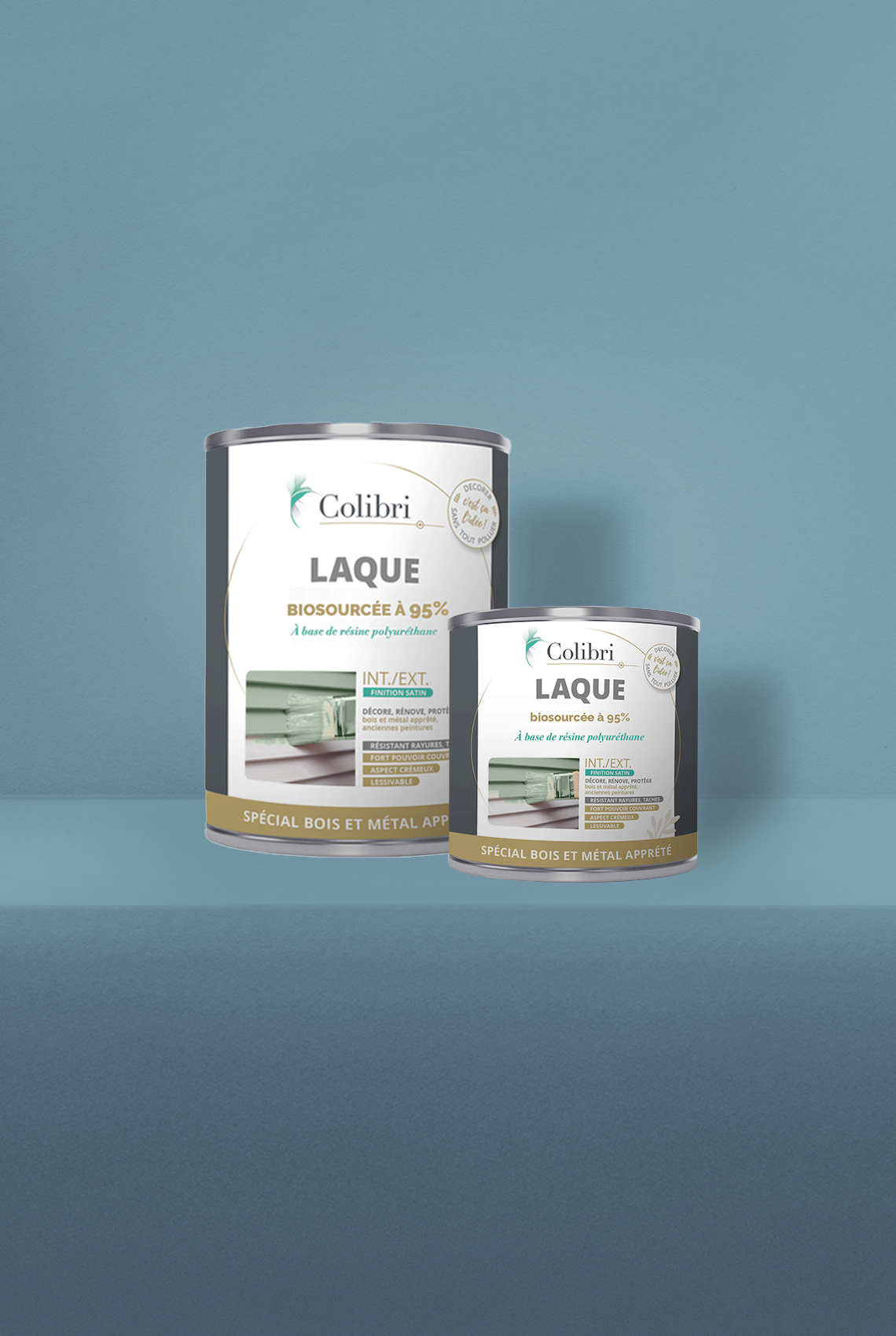 Lapis - Laque biosourcée bois et métal