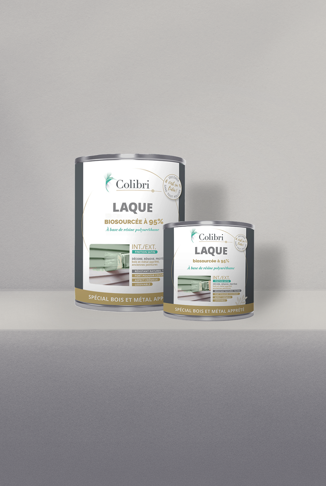 Naisse - Laque biosourcée bois et métal