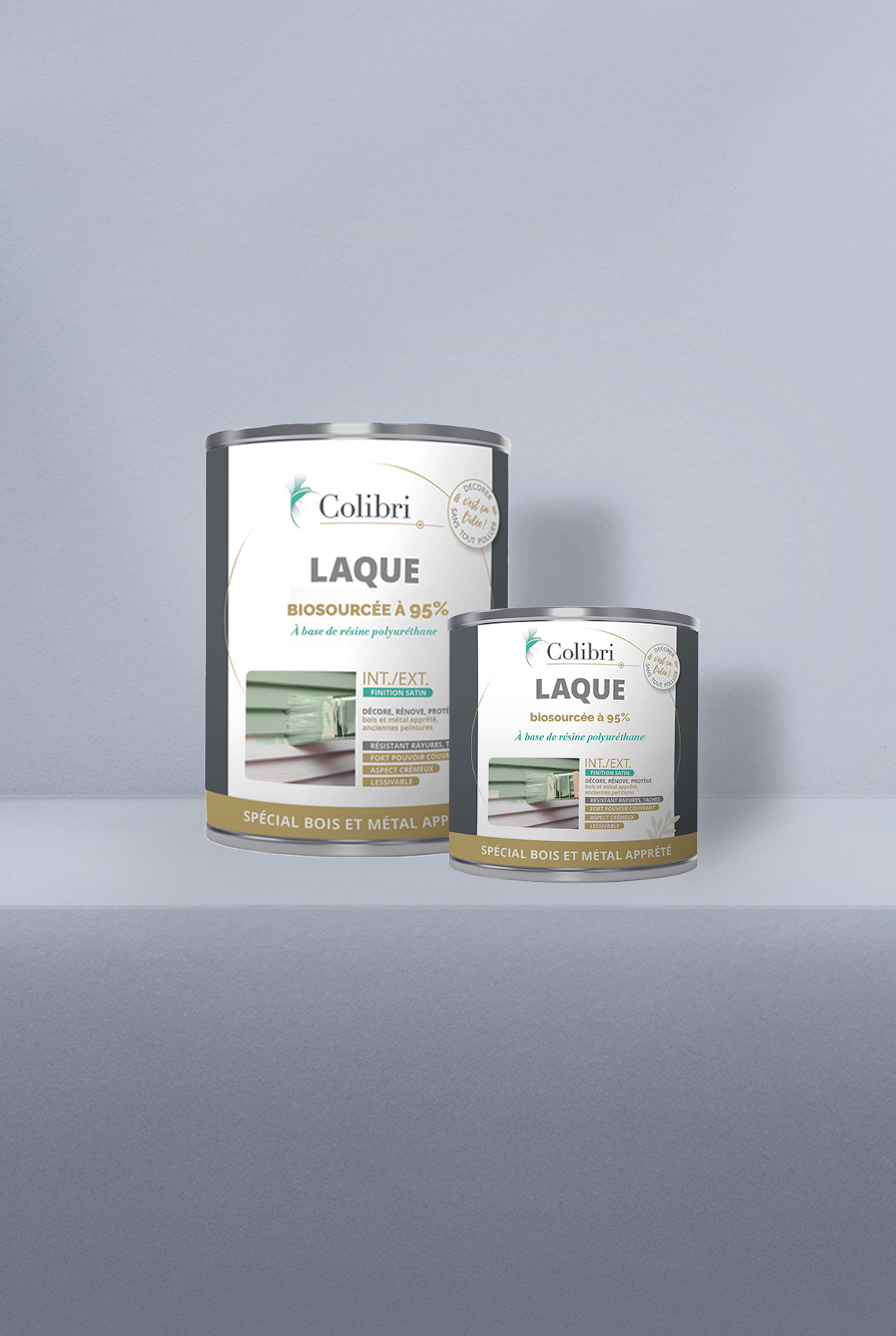 Flocon - Laque biosourcée bois et métal