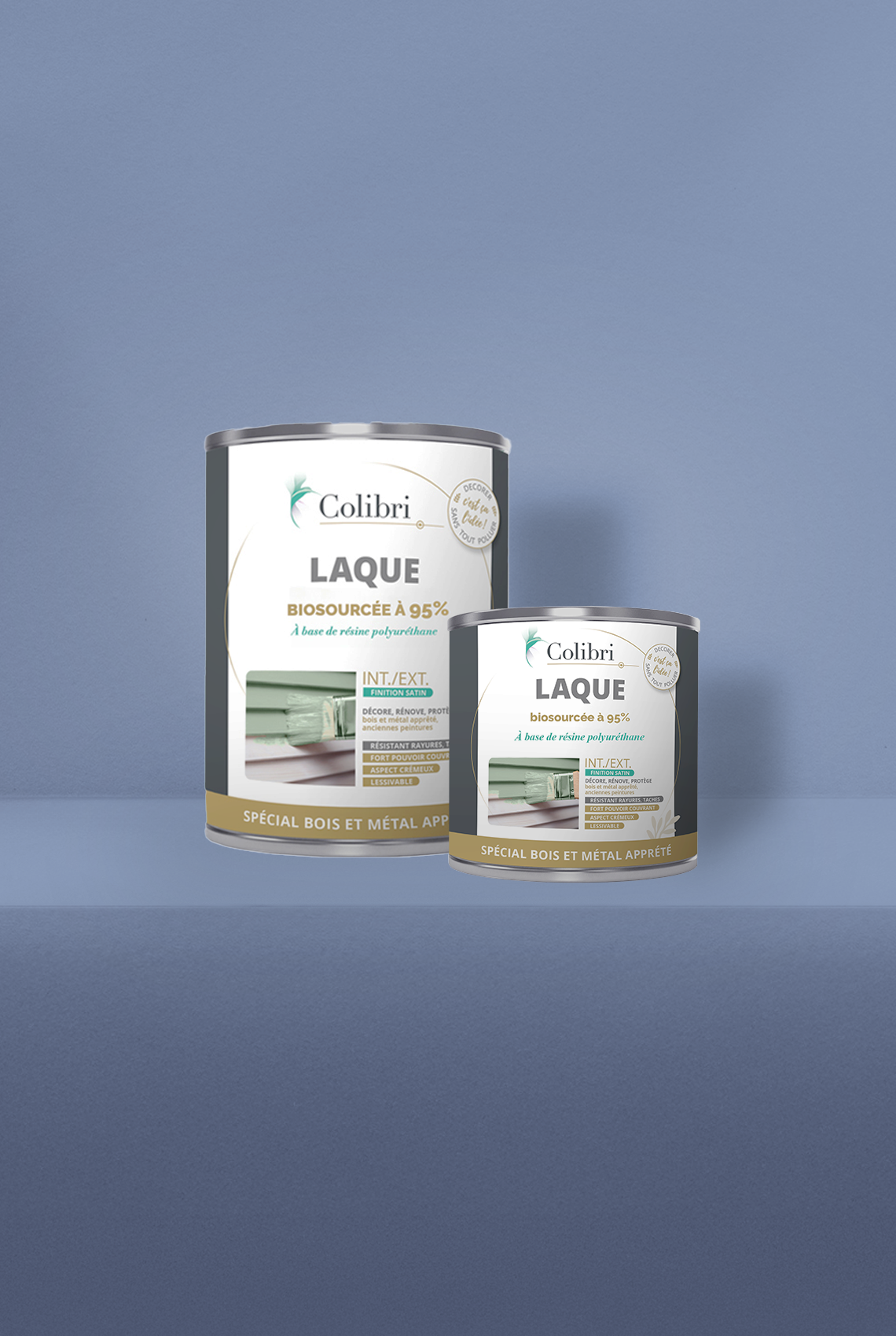 Silence - Laque biosourcée bois et métal