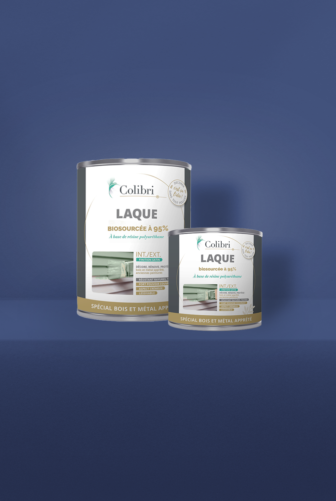 Nocturne - Laque biosourcée bois et métal