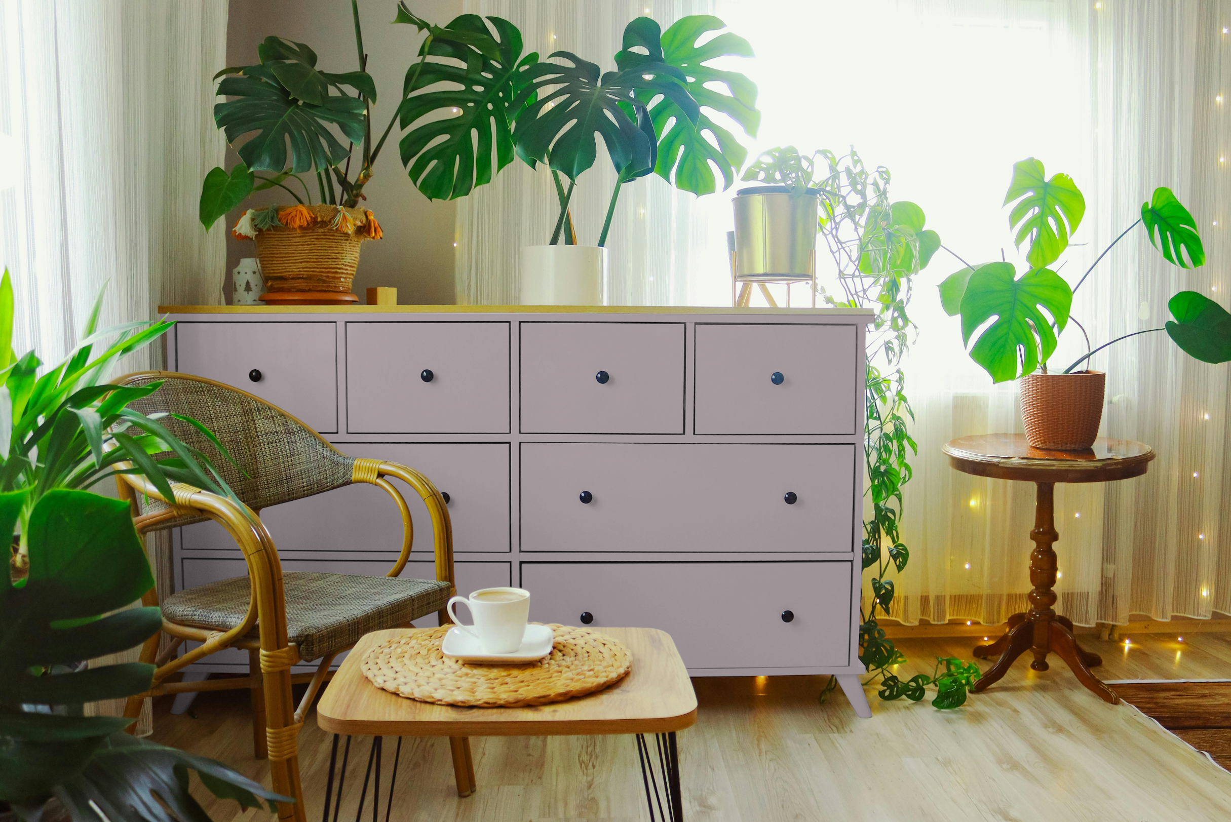 Malvacée - Laque biosourcée bois et métal