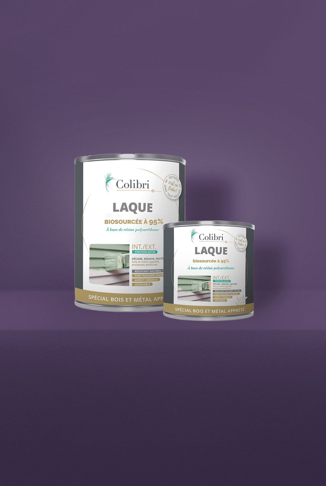 Violine - Laque biosourcée bois et métal