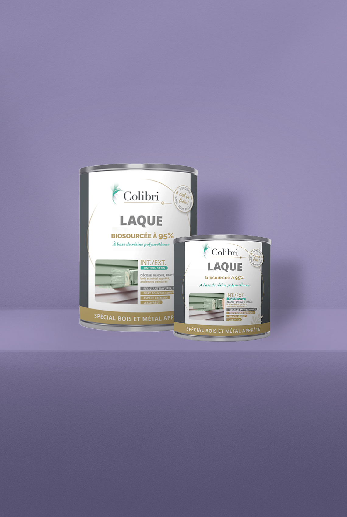 Bouquet - Laque biosourcée bois et métal