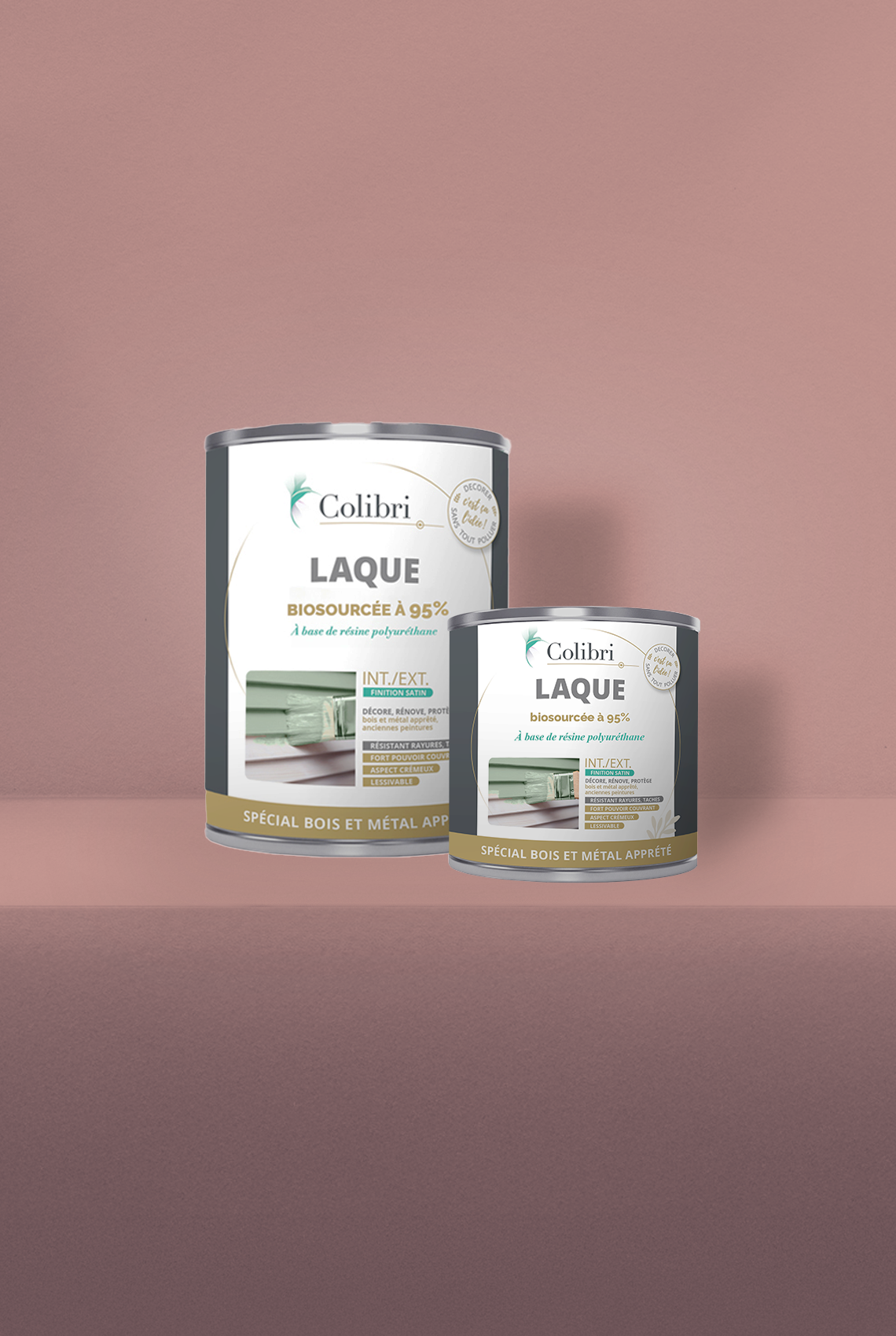 Blusher - Laque biosourcée bois et métal