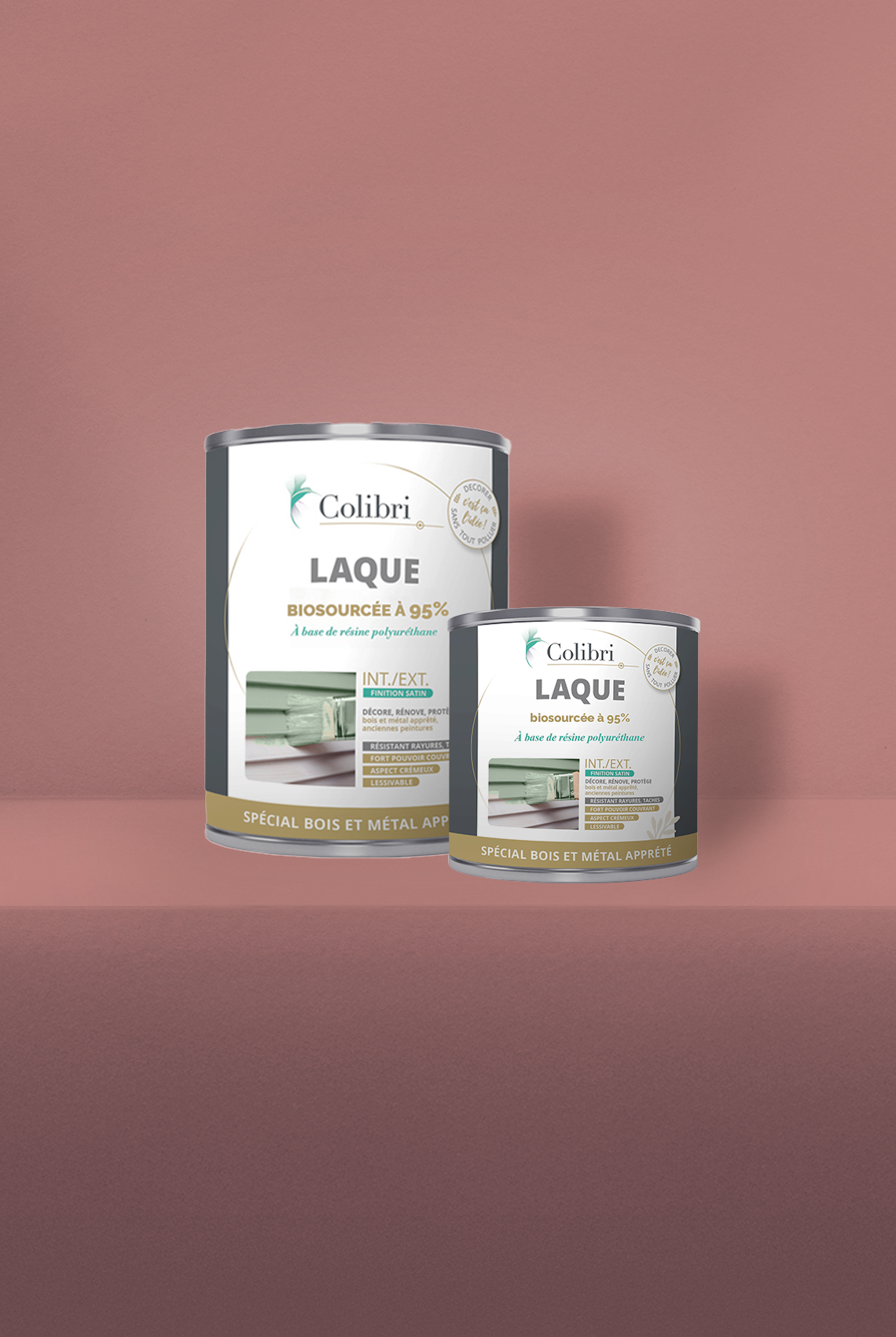 Ahoa - Laque biosourcée bois et métal