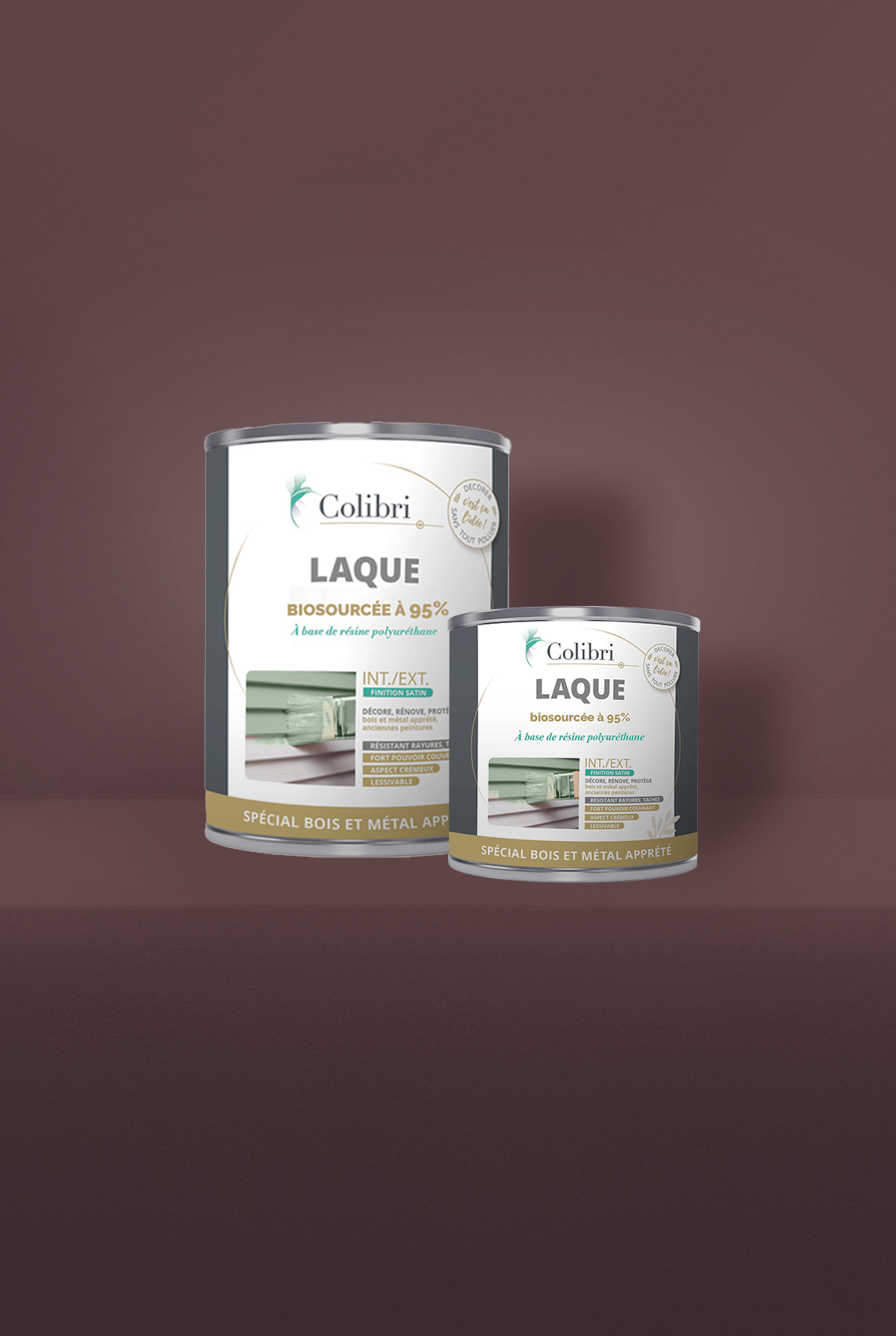 Canyon - Laque biosourcée bois et métal