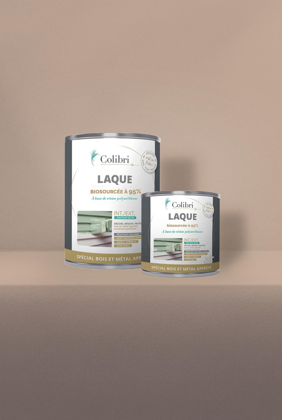 Chaume - Laque biosourcée bois et métal