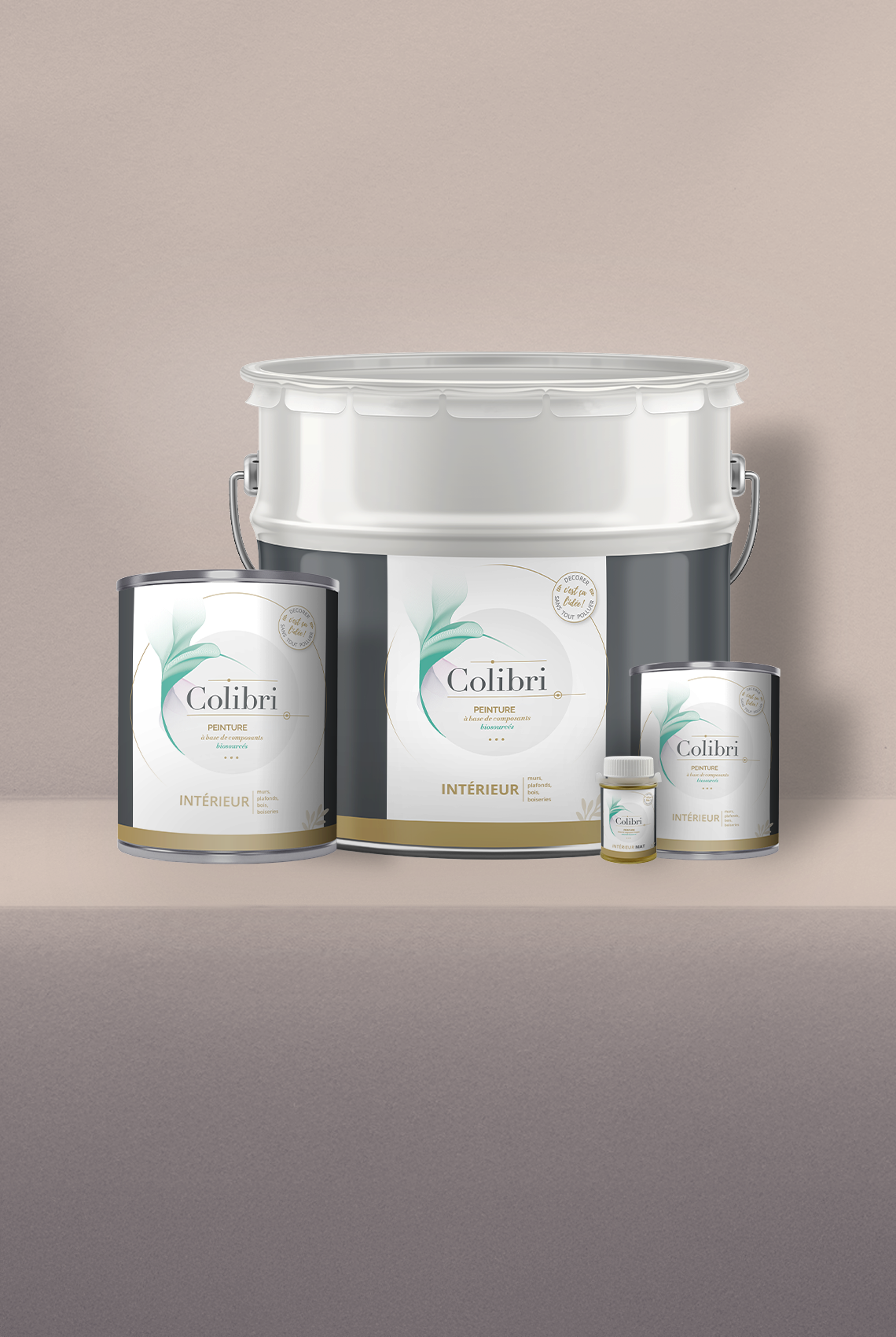 Noisette - Peinture biosourcée murs et plafonds