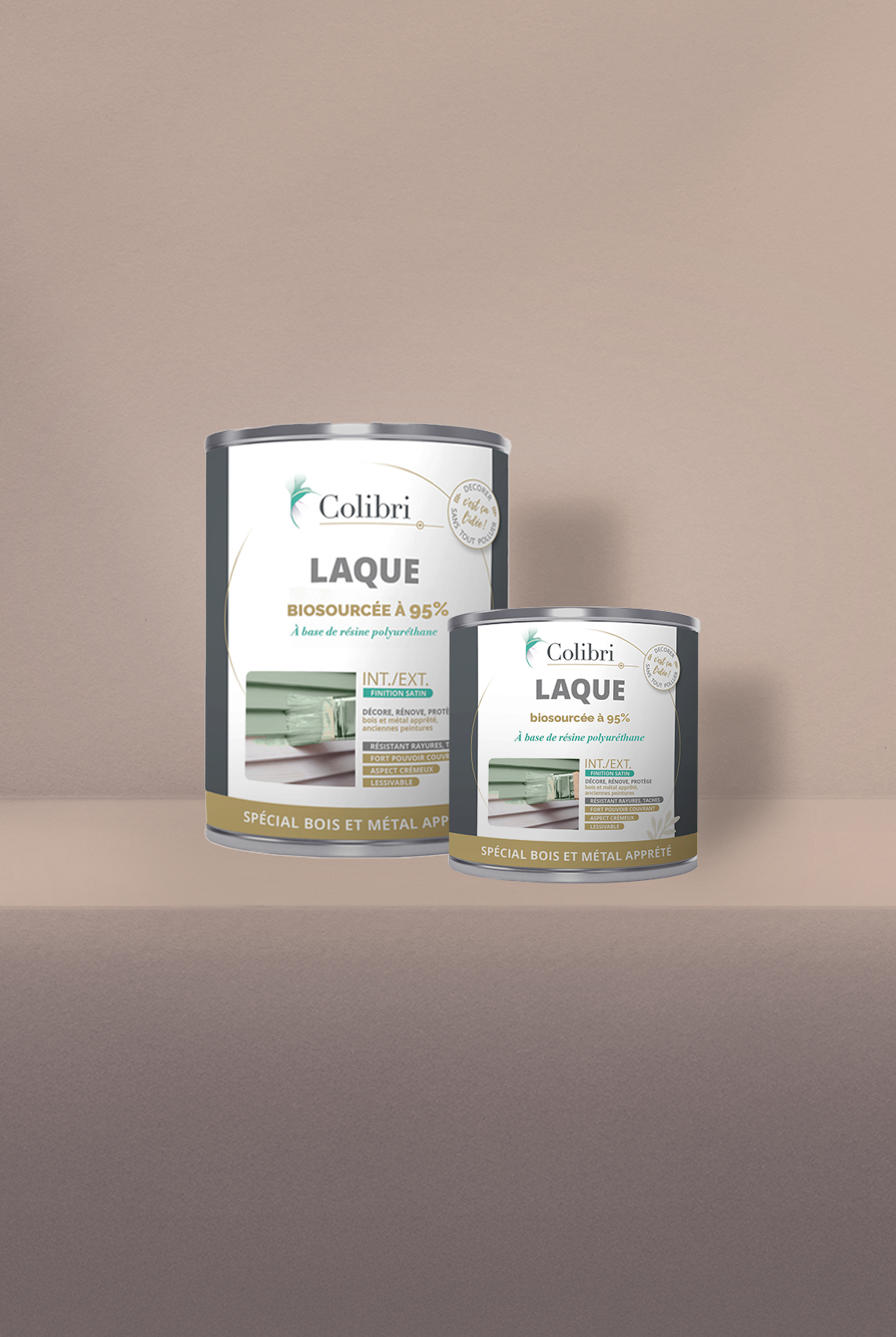 Pécan - Laque biosourcée bois et métal