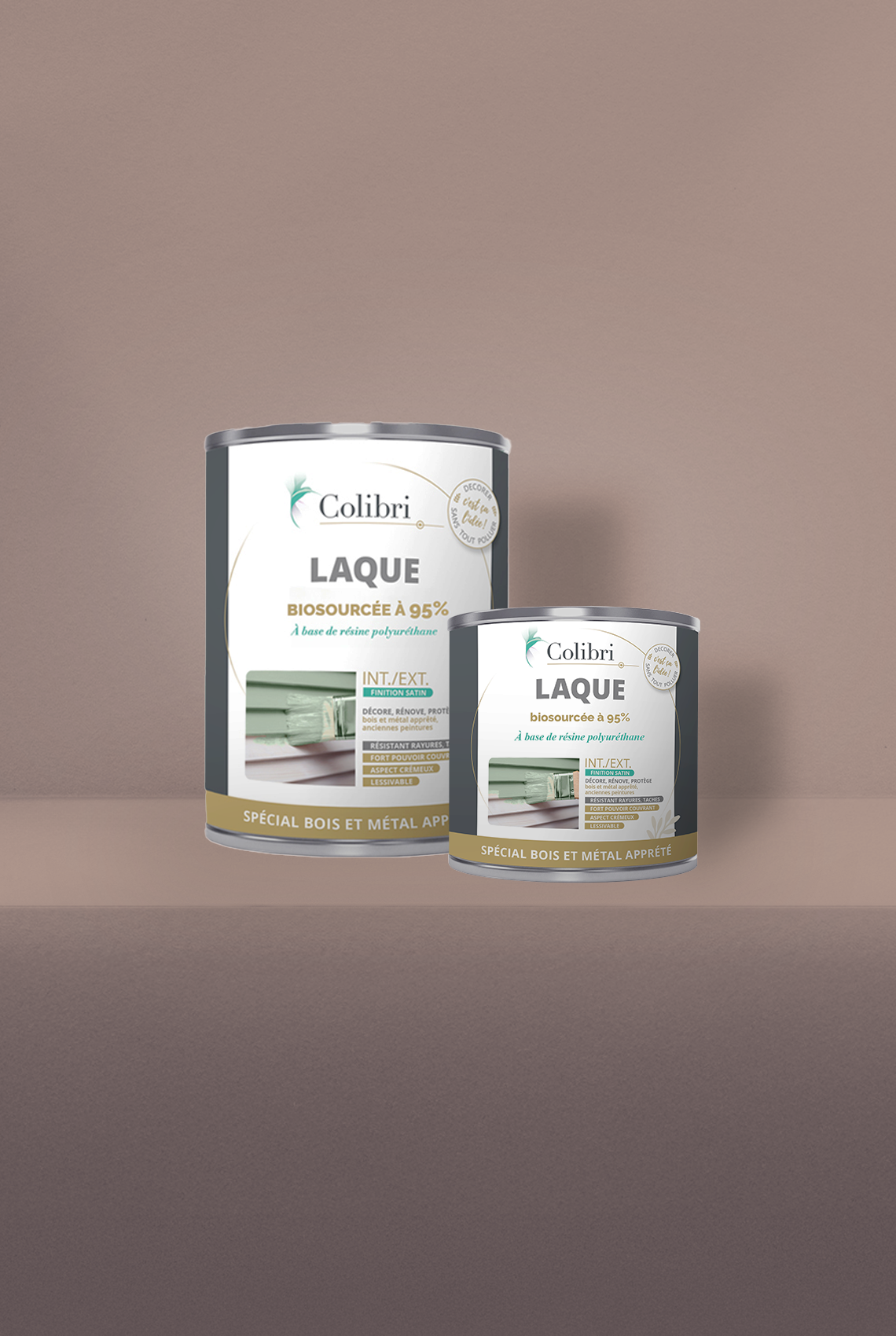 Tiramisu - Laque biosourcée bois et métal