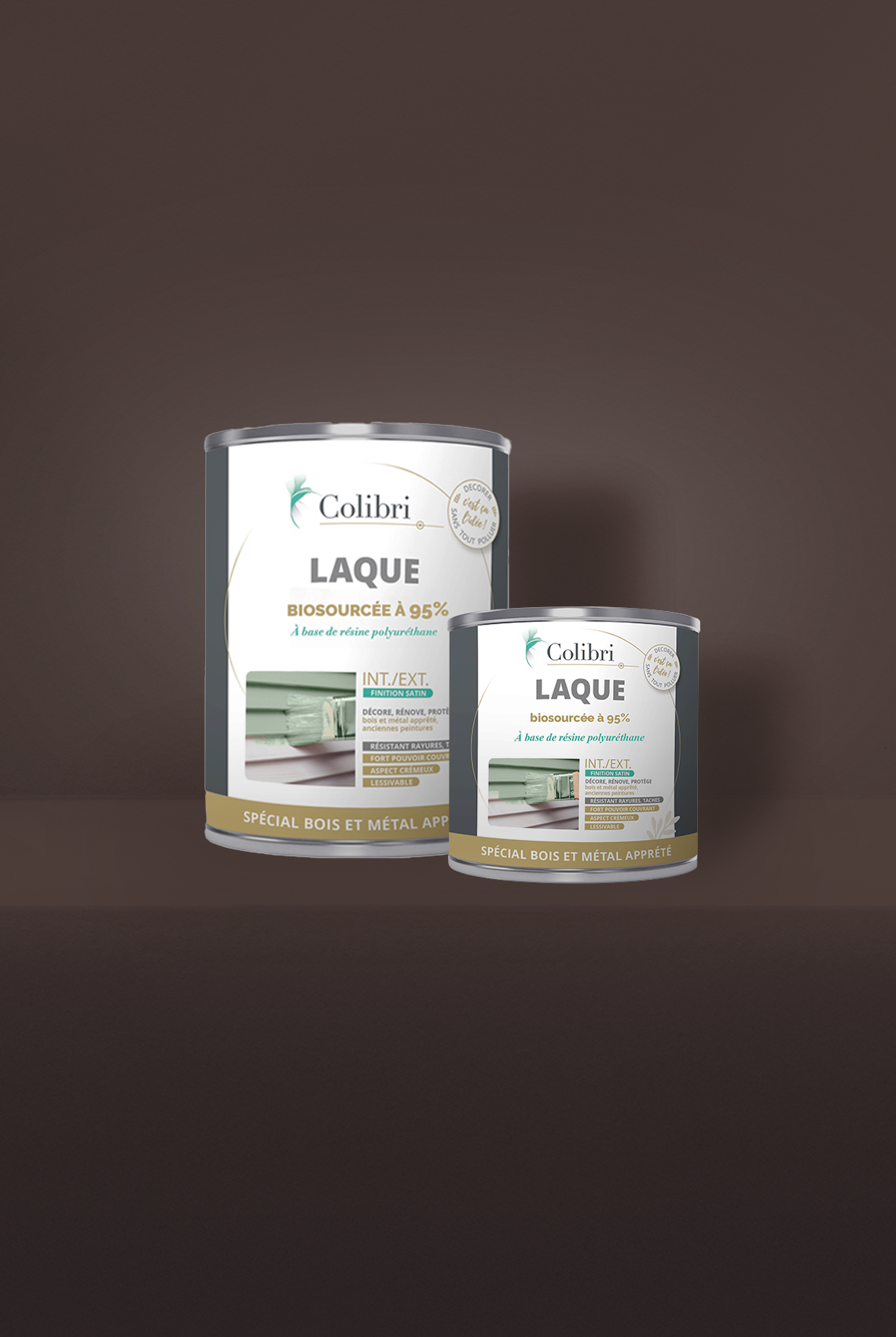 Fève - Laque biosourcée bois et métal