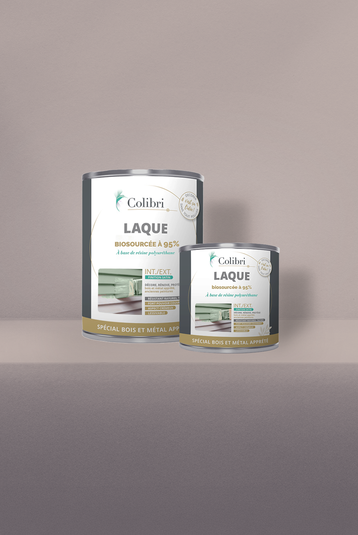 Ceste - Laque biosourcée bois et métal