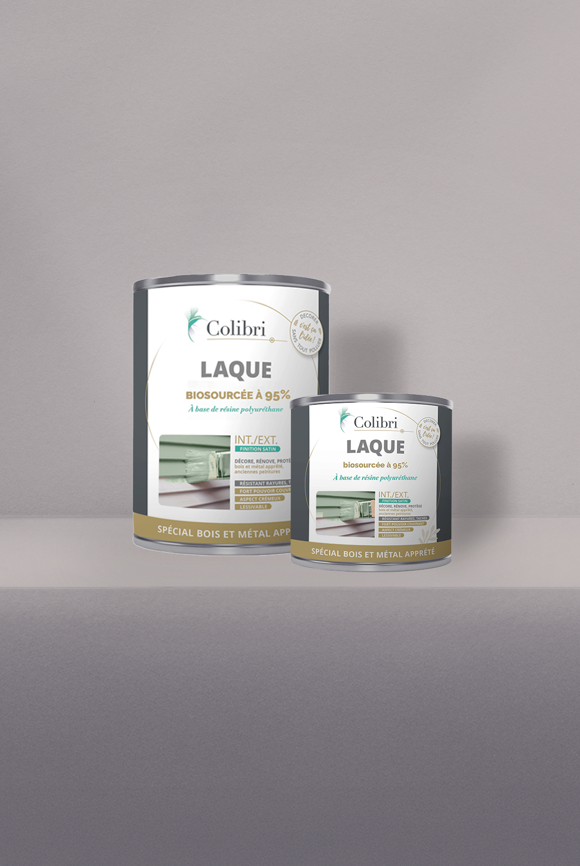 Cannelle - Laque biosourcée bois et métal