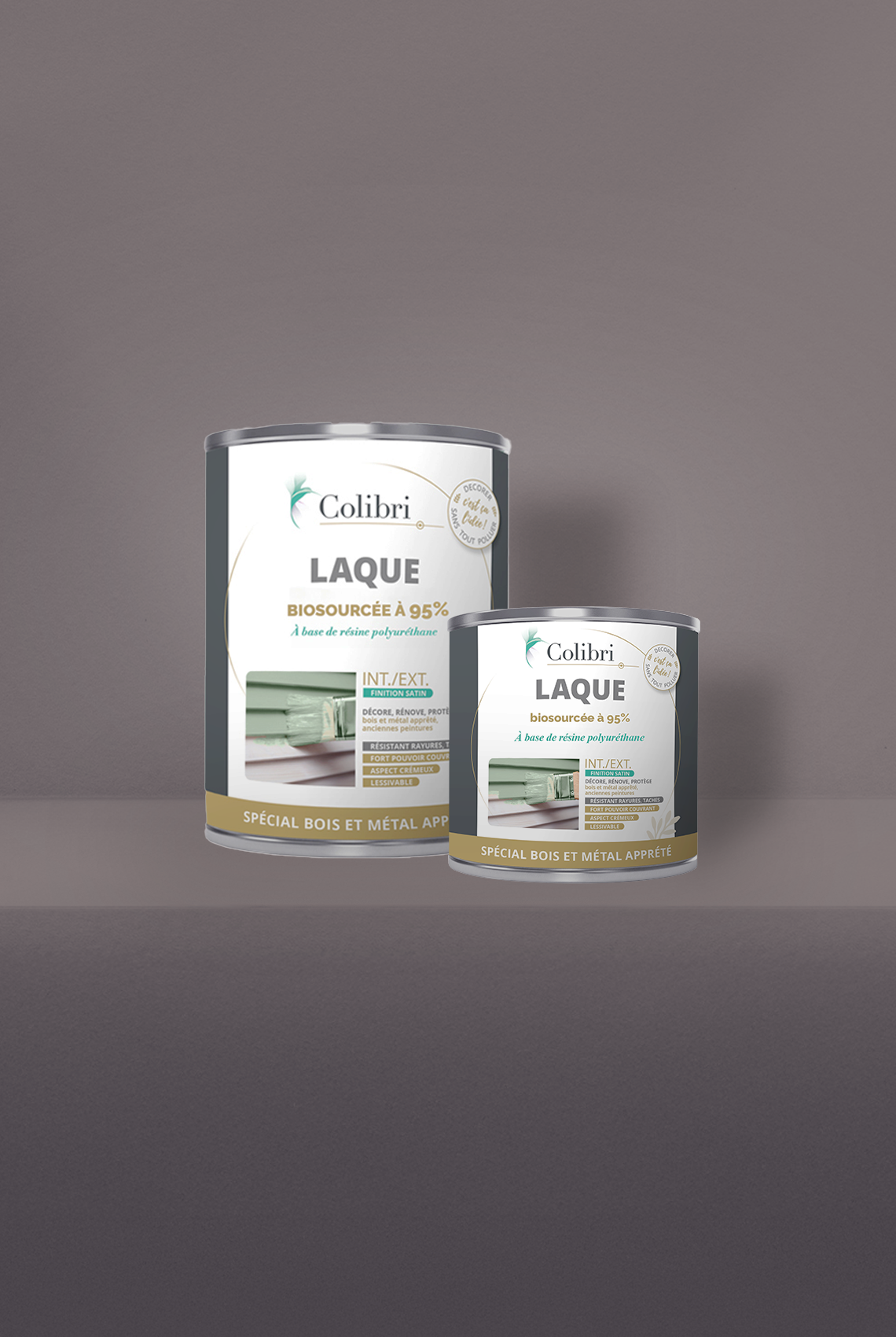 Epave - Laque biosourcée bois et métal