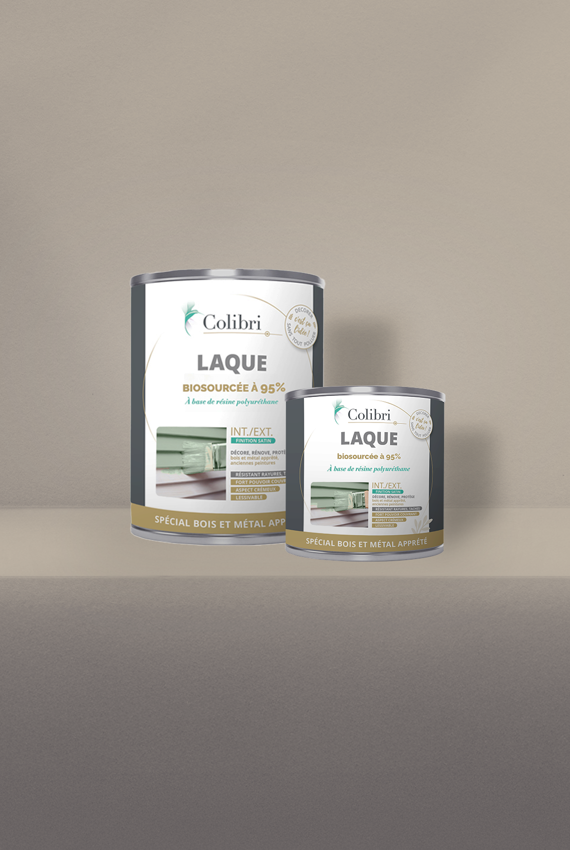 Mustang - Laque biosourcée bois et métal