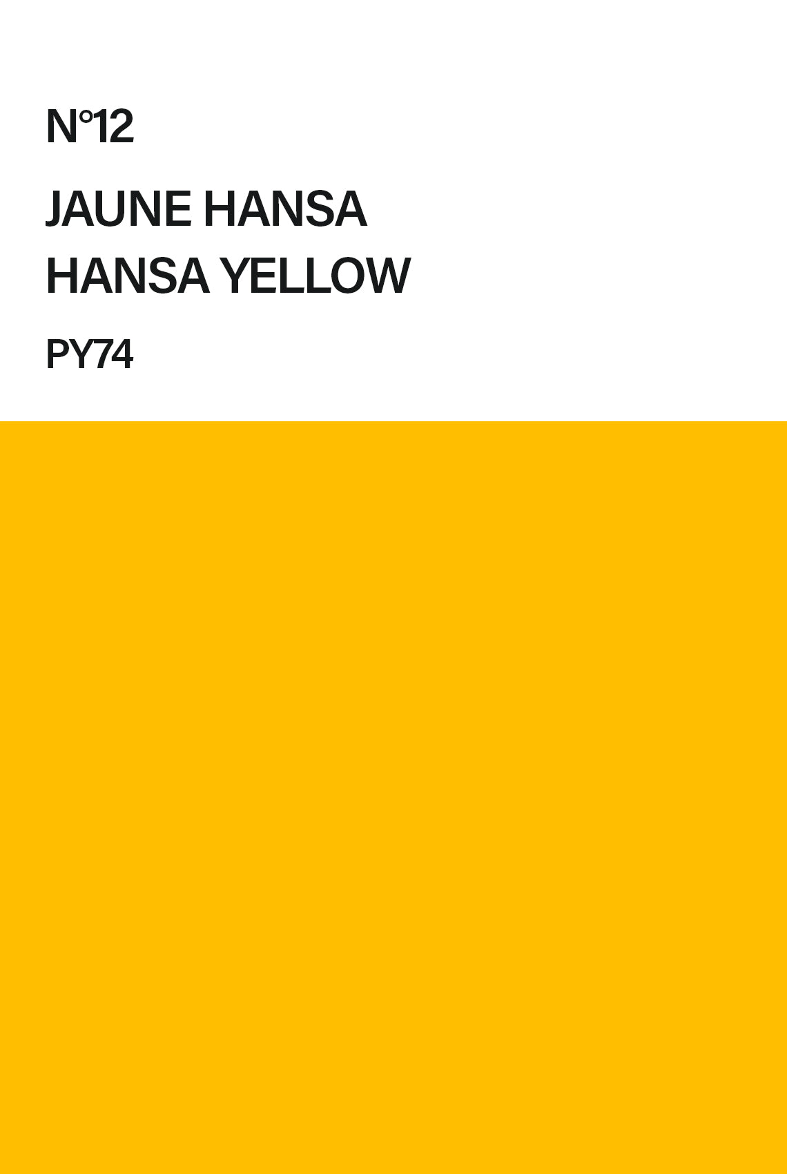 Jaune Hansa - Peinture extra-fine Primevère Lesson Studio