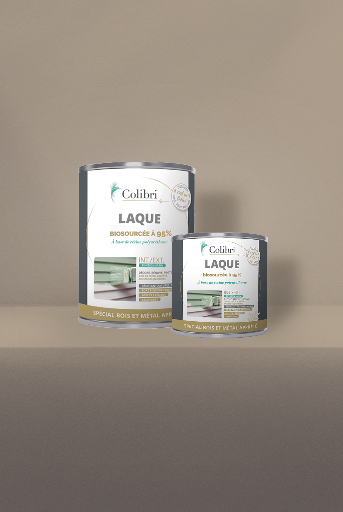 Pinède - Laque biosourcée bois et métal