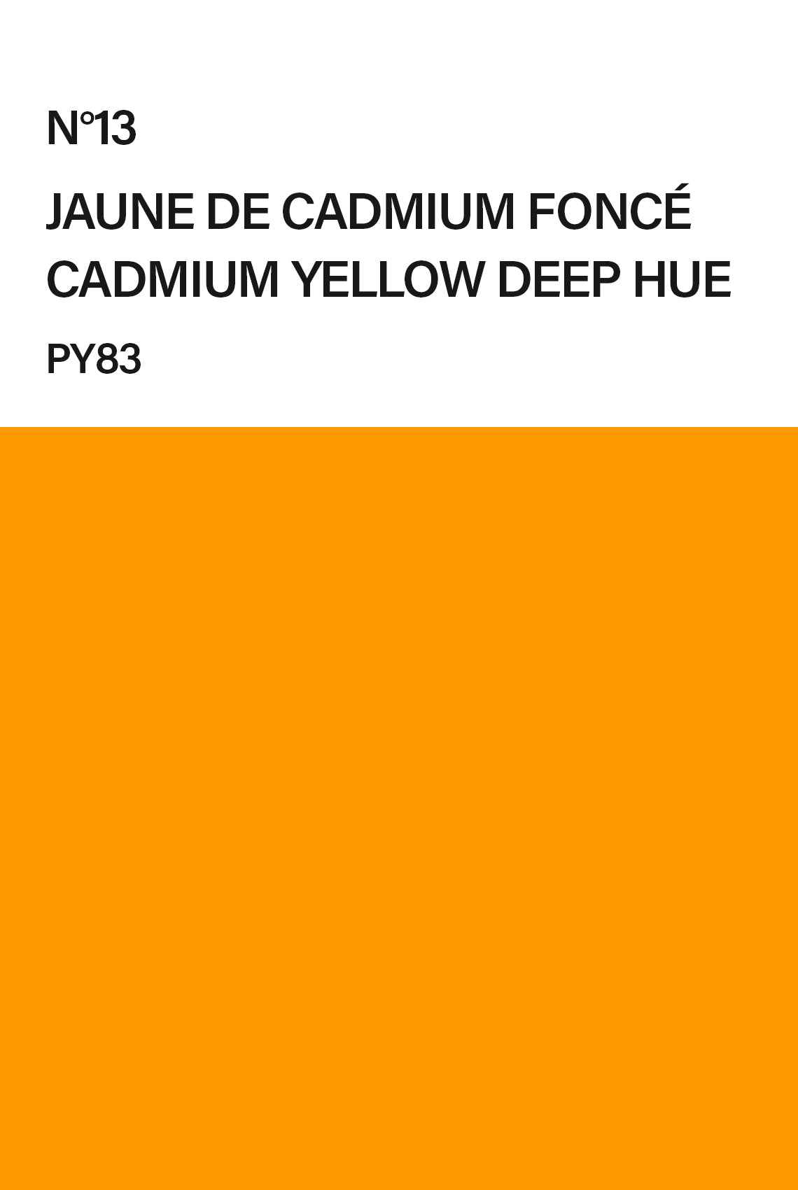 Jaune de Cadmium - Peinture extra-fine Primevère Lesson Studio
