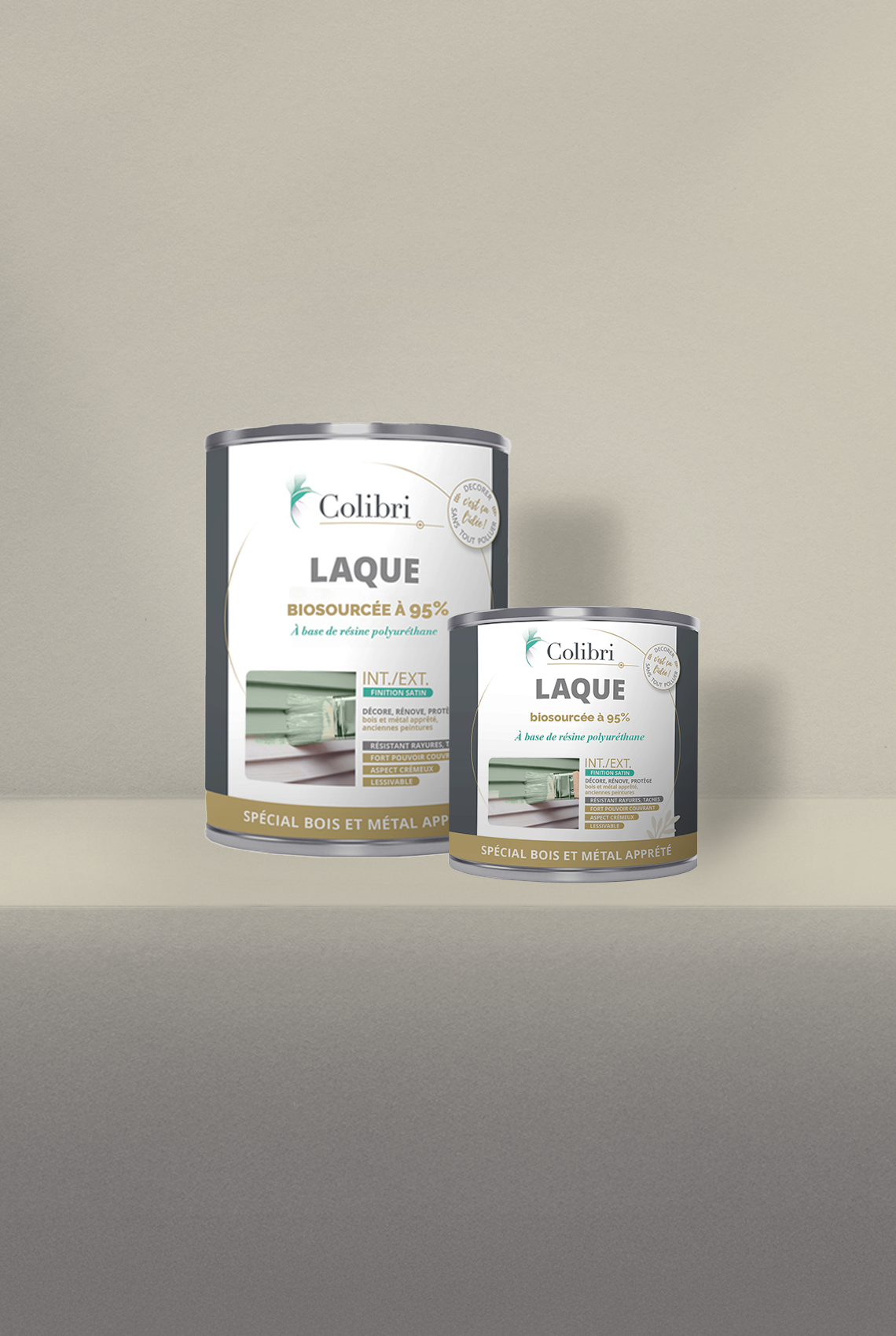 Airial - Laque biosourcée bois et métal